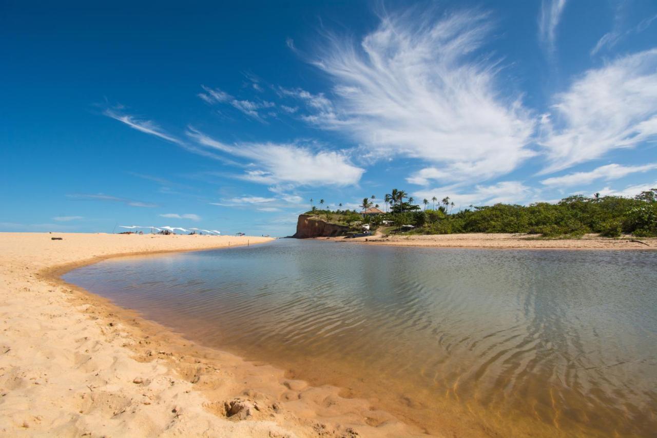 Paraiso Azul Com Vistas Maravilhosas Cumuruxatiba Esterno foto