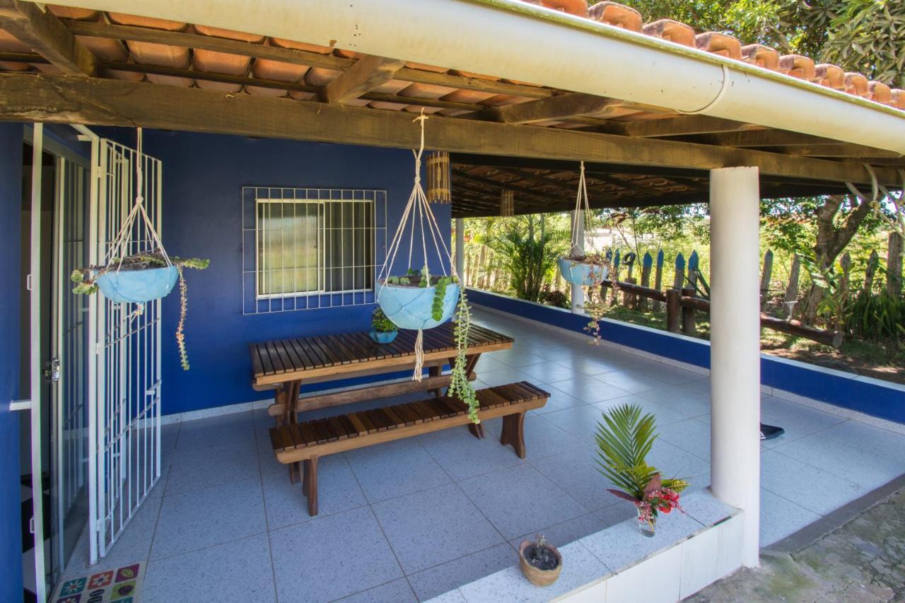 Paraiso Azul Com Vistas Maravilhosas Cumuruxatiba Esterno foto
