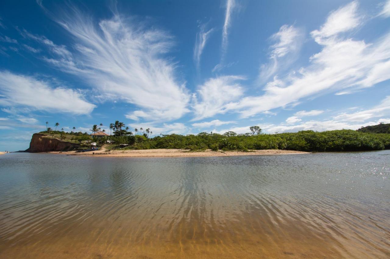 Paraiso Azul Com Vistas Maravilhosas Cumuruxatiba Esterno foto