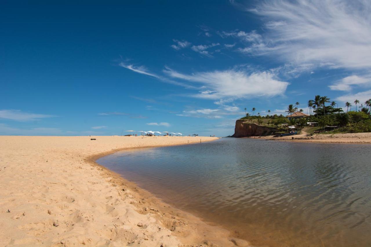 Paraiso Azul Com Vistas Maravilhosas Cumuruxatiba Esterno foto