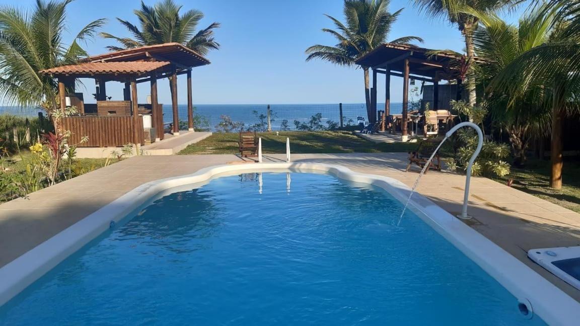 Paraiso Azul Com Vistas Maravilhosas Cumuruxatiba Esterno foto