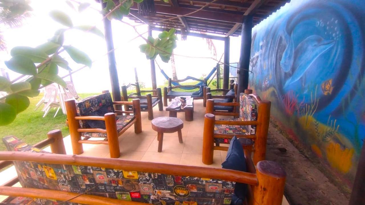 Paraiso Azul Com Vistas Maravilhosas Cumuruxatiba Esterno foto