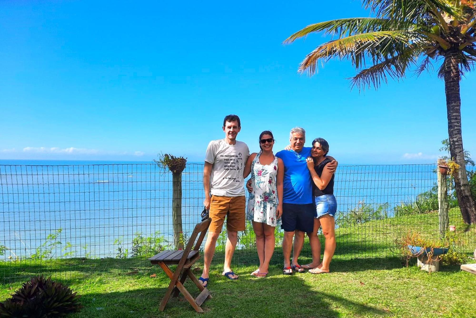 Paraiso Azul Com Vistas Maravilhosas Cumuruxatiba Esterno foto