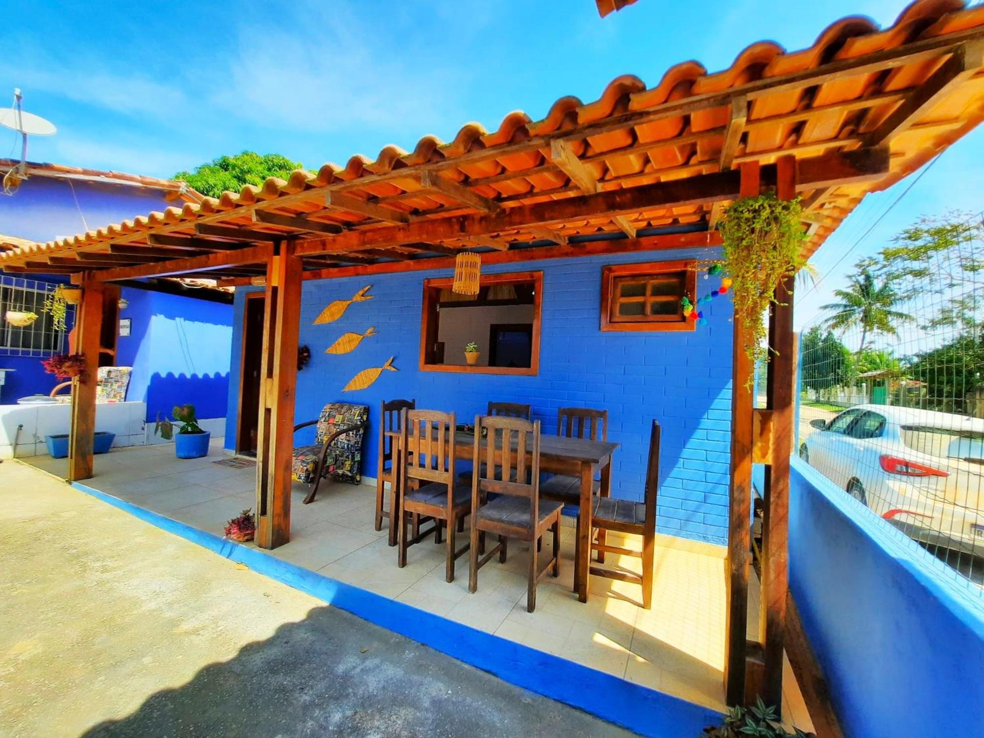 Paraiso Azul Com Vistas Maravilhosas Cumuruxatiba Esterno foto